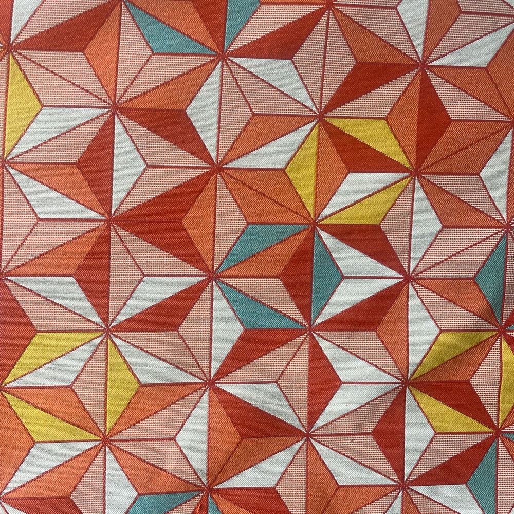 Geometric Patterned Upholstery Fabric